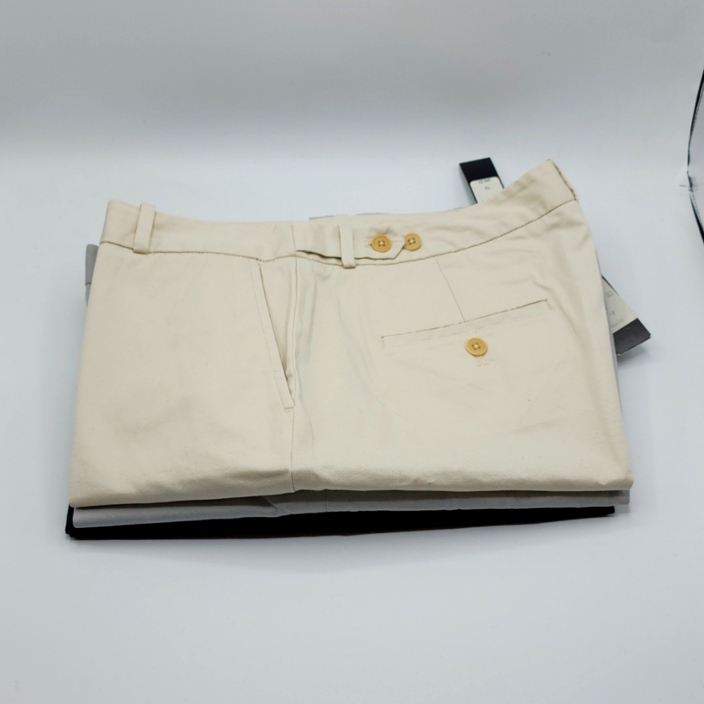 Lot of 3 Talbots Shorts, Khaki; Gray & Black, Size 12